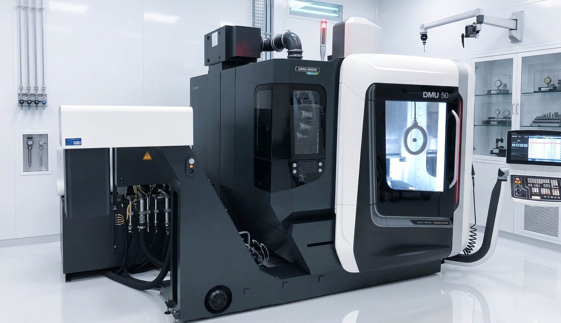 DMG MORI DMU 50 — 5-Achs-Bearbeitungszentrum in der Übergabewerkstatt