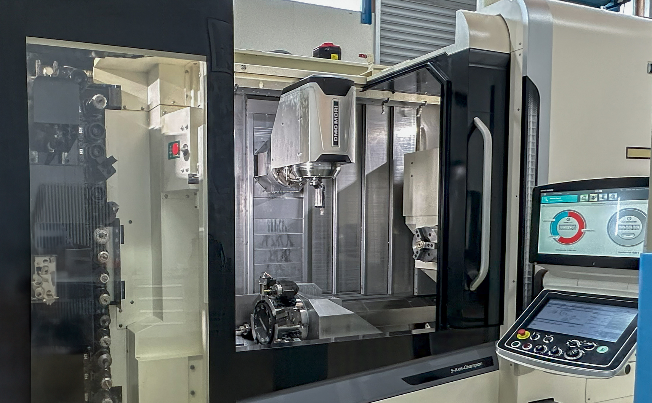Gebrauchte CNC-Werkzeugmaschine aus dem MBR-Direktankauf — Übergabezustand vor Abholung